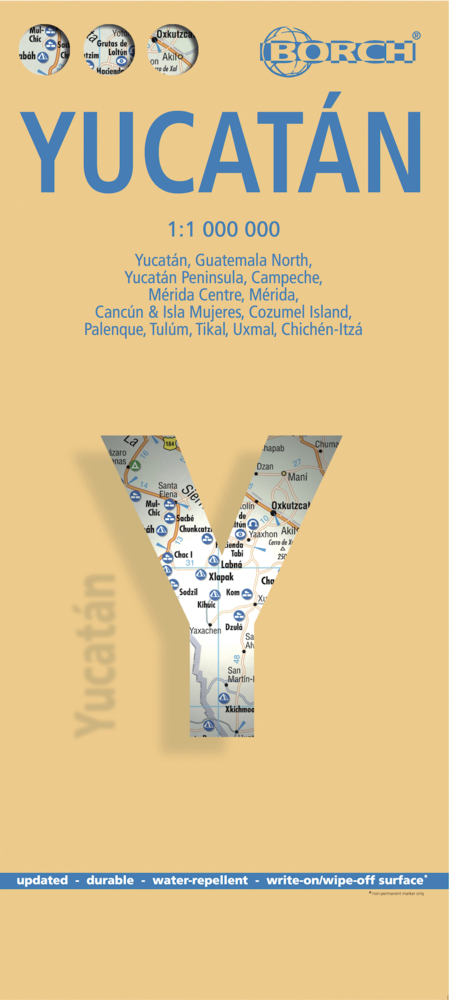 Borch Gmbh Yucatan 1 : 1 000 000. Road Map + City Maps - Bild 4