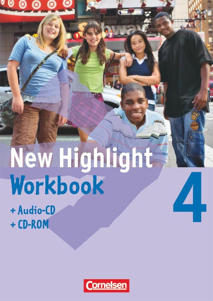 New Highlight 4: 8. Schuljahr. Workbook mit CD-ROM und Text-CD - Gwen Berwick