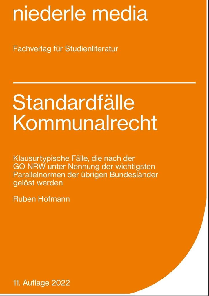 Niederle Jan Media Standardfälle Kommunalrecht - Bild 5