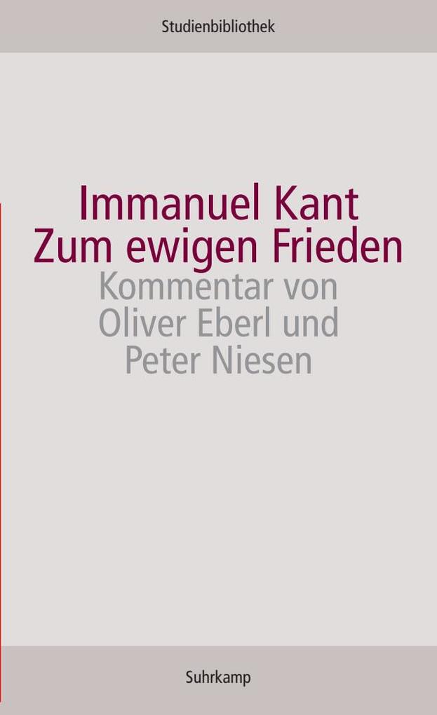 Suhrkamp Zum Ewigen Frieden, Fachbücher Von Immanuel Kant - Bild 6
