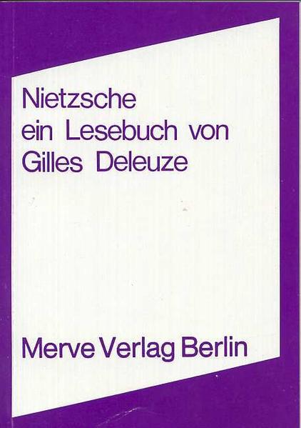 Merve Nietzsche, Fachbücher Von Gilles Deleuze, Ronald Voullie - Bild 5