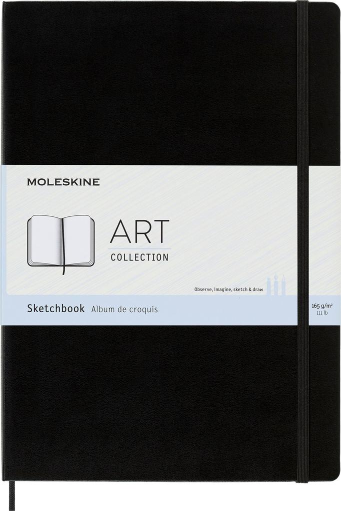Moleskine Germany Gmbh Schwarz Moleskine Skizzenbuch A4 165G-Papier Hard Cover - Image 6