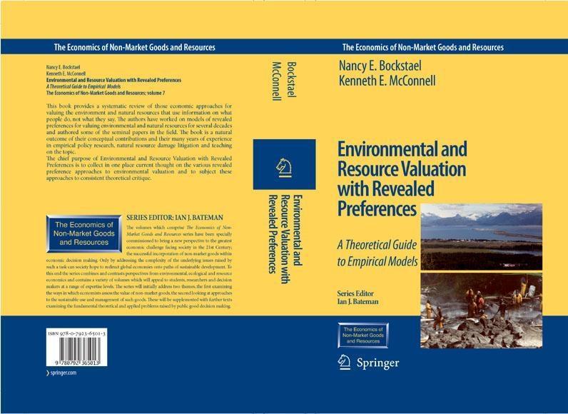 Environmental and Resource Valuation with Revealed Preferences - Kenneth E. McConnell/ Nancy E. Bockstael