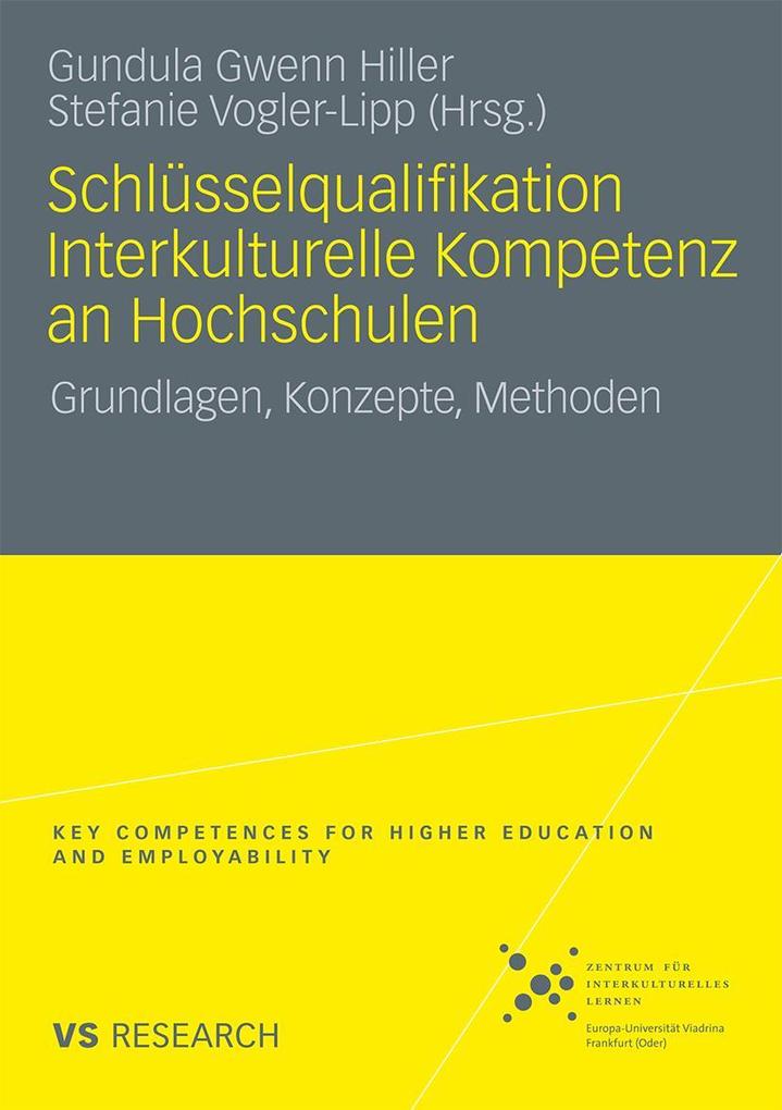 Vs Schlüsselqualifikation Interkulturelle Kompetenz An Hochschulen, Fachbücher Von Gundula-Gwenn Hiller, Stefanie Vogler-Lipp - Bild 4