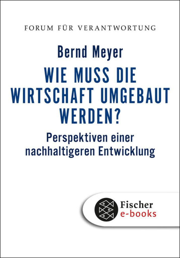 Wie muss die Wirtschaft umgebaut werden? - Bernd Meyer
