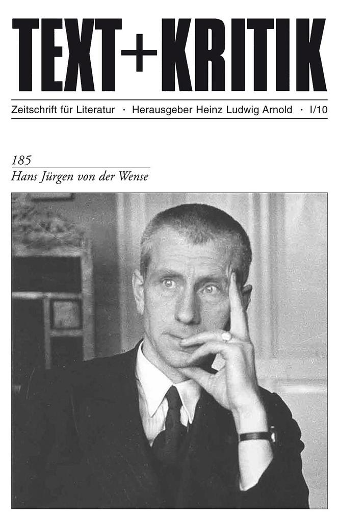 Edition Text + Kritik Hans Jürgen Von Der Wense - Bild 3