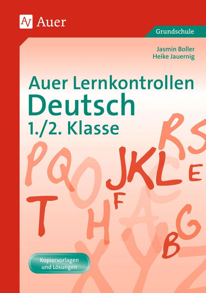 Auer Lernkontrollen Deutsch, Klasse 1/2: Mit Kopiervorlagen und Lösungen (Auer Lernkontrollen Grundschule) - Bild 4
